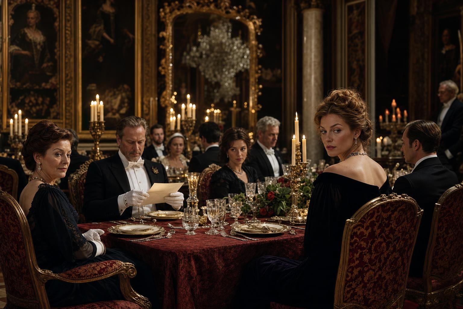 Krimidinner auf dem Schloss: Adel, Intrigen und Verbrechen