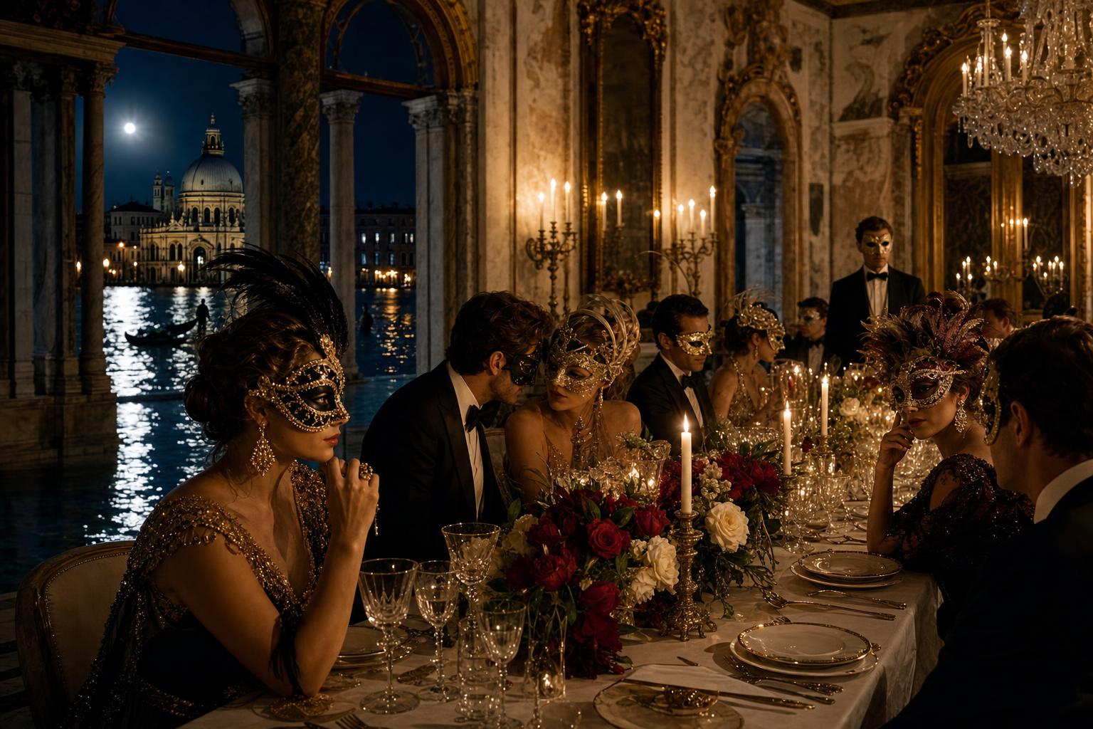 Krimidinner in Venedig: Das perfekte Spiel für deinen Maskenball