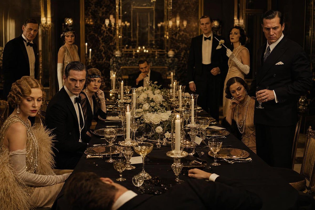 Krimidinner der 1920er Jahre: Glamour, Gangster und ein Mord