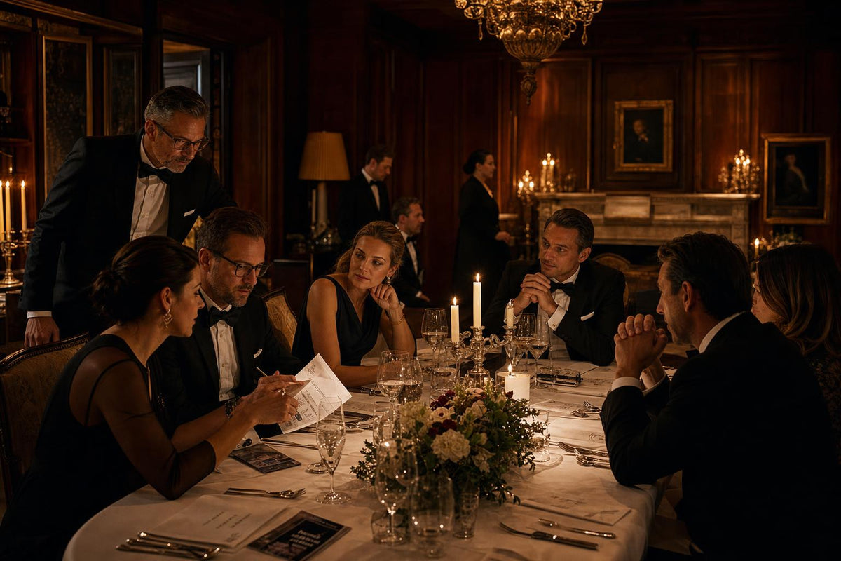 Krimidinner als Firmenevent: Teambuilding mit Nervenkitzel