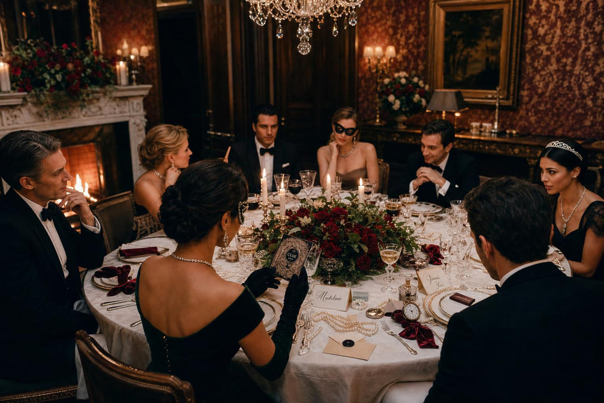 Krimidinner für 8 Personen zu Silvester: Die besten Fälle 2026