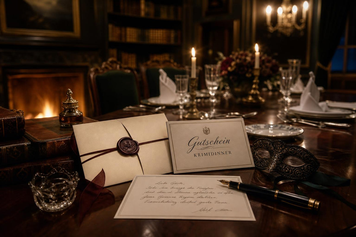 Krimidinner verschenken: 5 Geschenkideen, die Krimifans lieben