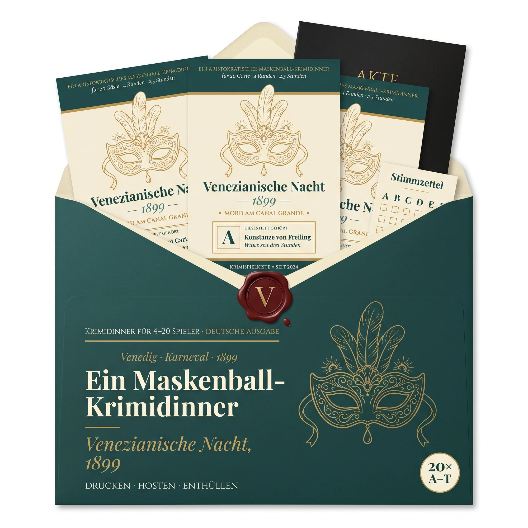 krimidinner maskenball