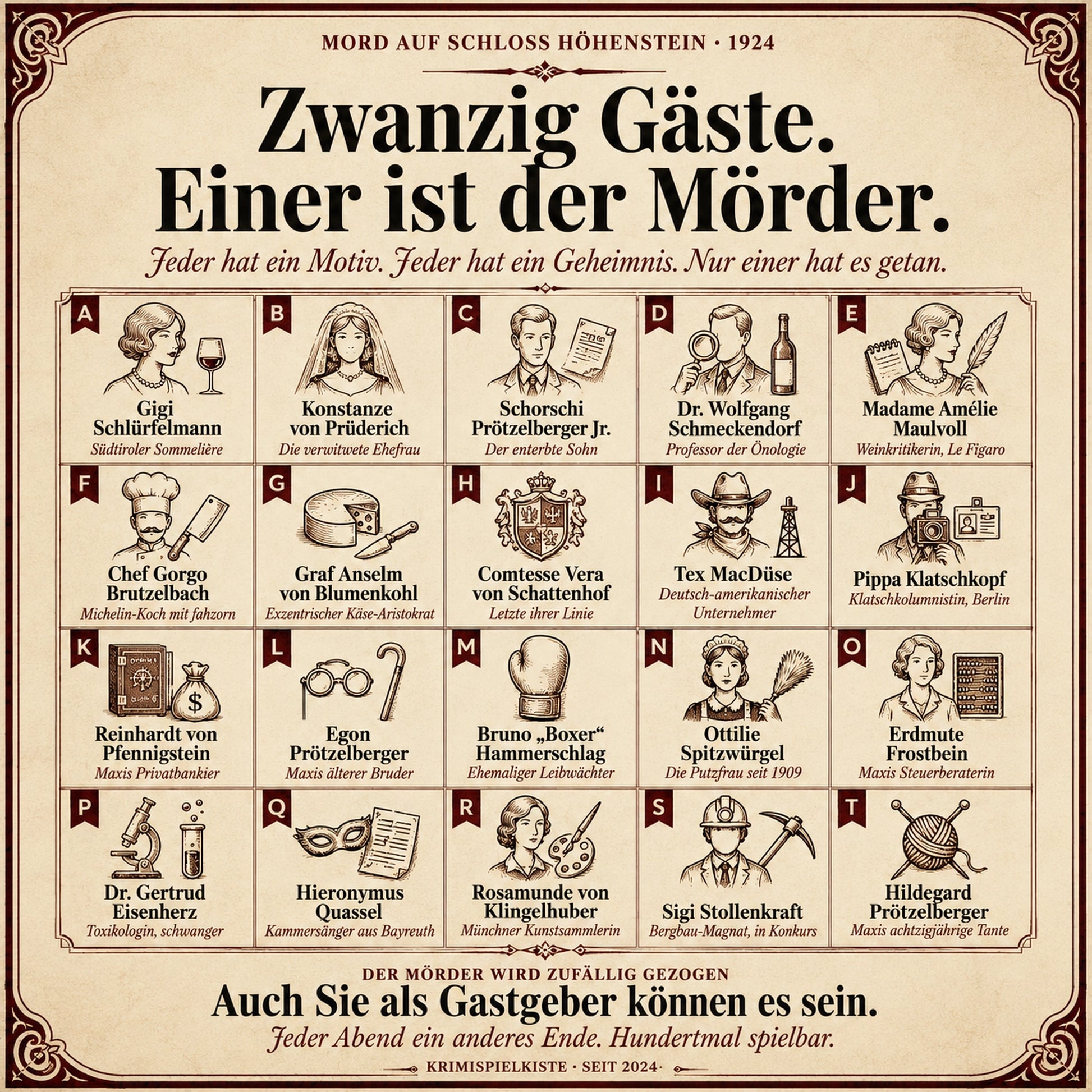 krimidinner spiel