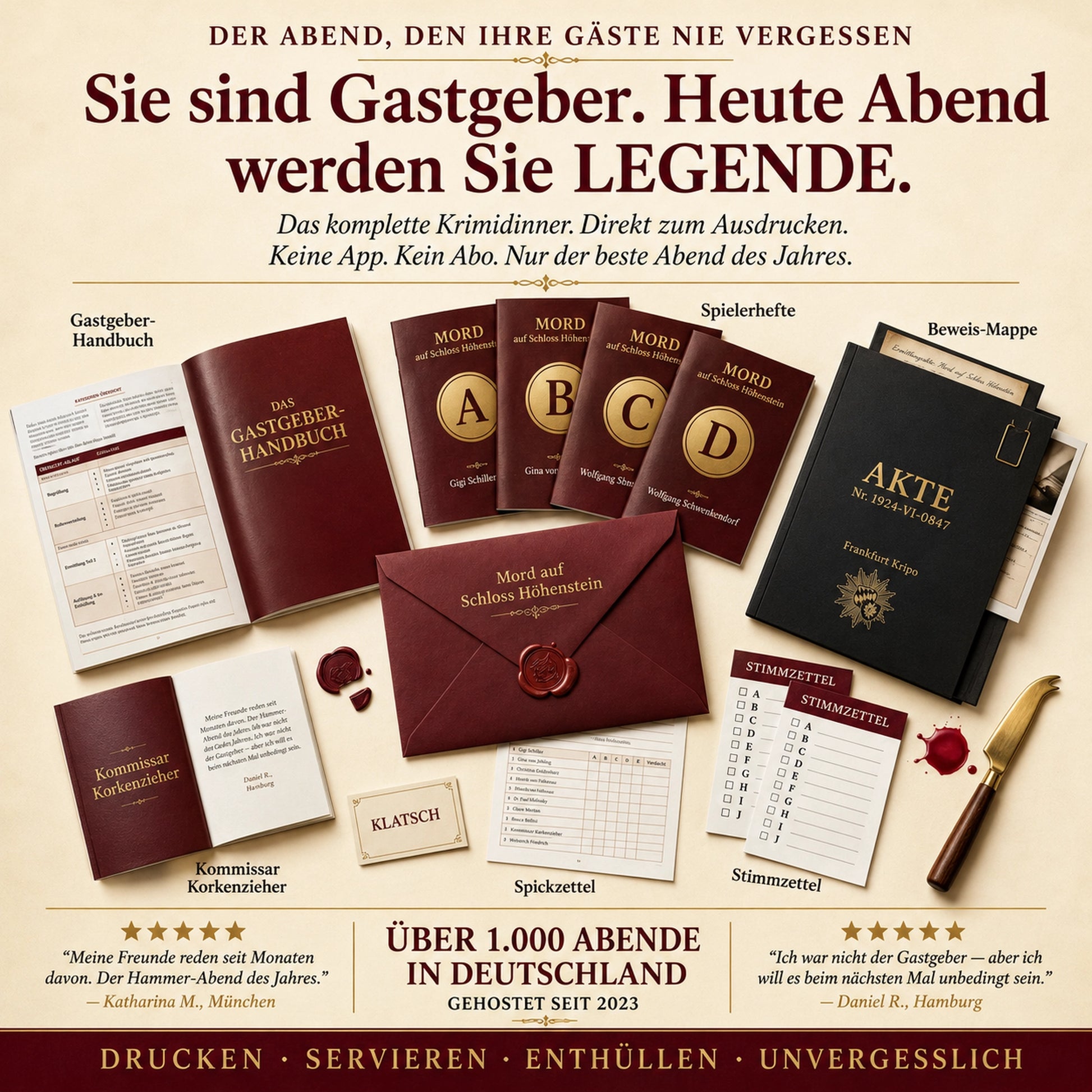 krimidinner zum ausdrucken